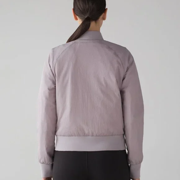 Lululemon Non-Stop Bomber *Reversible in Dark Chrome - Picture 6 of 6